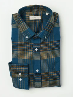 Ursido Flannel Shirt Blue<Carpasus Best Sale