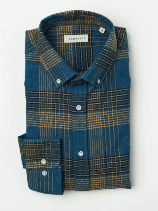 Ursido Flannel Shirt Blue<Carpasus Best Sale