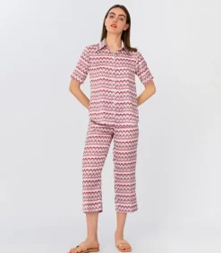 Vaaleanpunainen Fantasy Print paita<Elizabeth LaGre Flash Sale