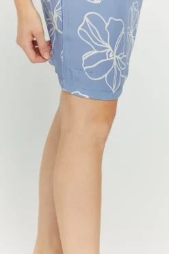 Valera Kuvioitu Mekko Sininen<Mazine Sale