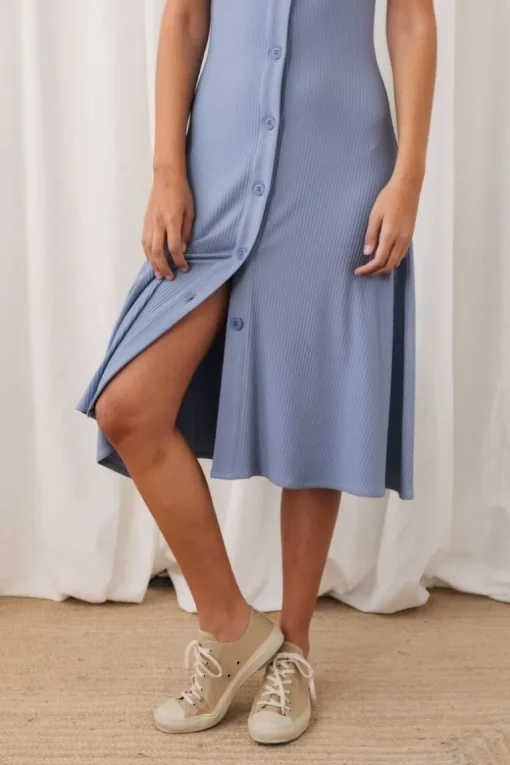 Varpasalo Mekko Soft Vaaleansininen<TWOTHIRDS Flash Sale