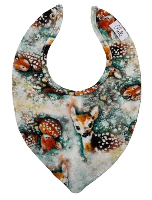 Vauvan Huivi Bambit lehtisateessa Jade<Melli EcoDesign Best