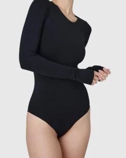 Vega Long Sleeve Body Black<Swedish Stockings Flash Sale