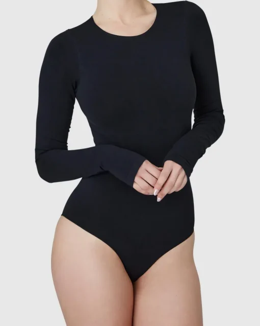 Vega Long Sleeve Body Black<Swedish Stockings Flash Sale