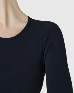 Vega Long Sleeve Body Black<Swedish Stockings Flash Sale