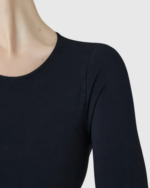 Vega Long Sleeve Body Black<Swedish Stockings Flash Sale