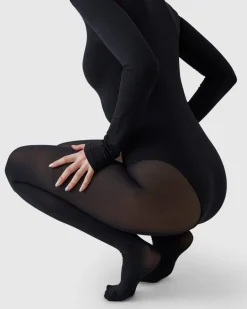 Vega Long Sleeve Body Black<Swedish Stockings Flash Sale