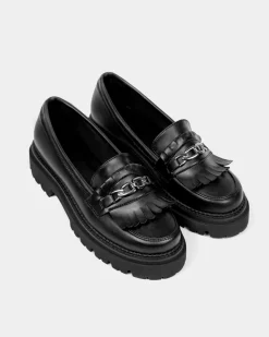 Vegaaniset Chunky Loaferit Musta<BOHEMA Cheap