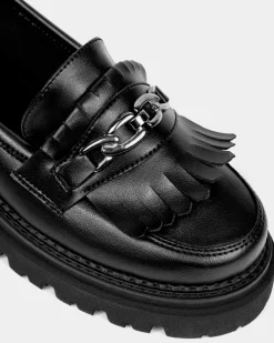 Vegaaniset Chunky Loaferit Musta<BOHEMA Cheap