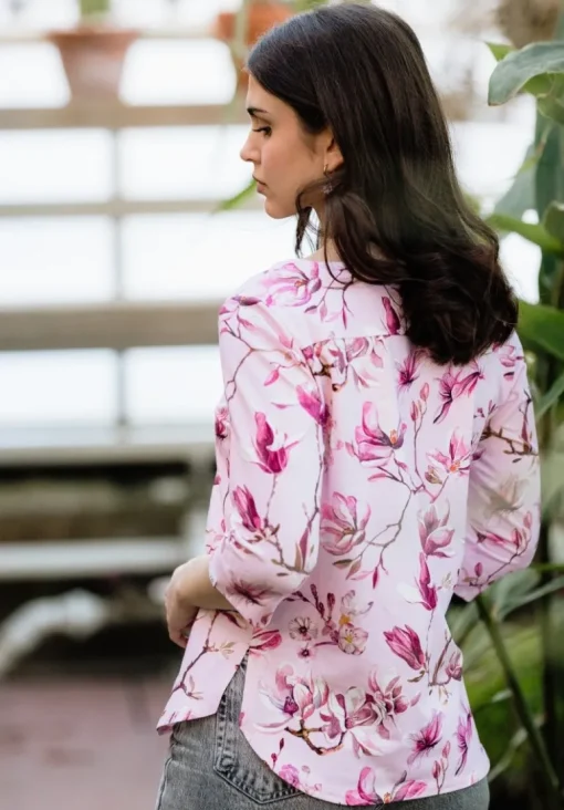 Vera Blouse Ballet of Blossoms Pink<Nakoa Clearance
