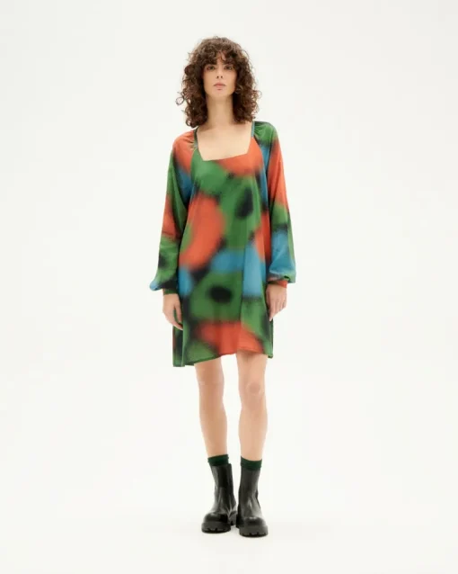Vera Dress Black Dust<Thinking MU Fashion