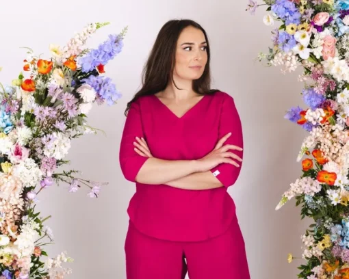 Vera Linen Blouse Peacock Pink<Nakoa Best Sale
