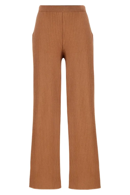 Vera Ribbed Pants Caramel<Salanida Best Sale
