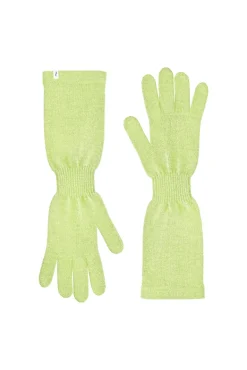 Via Merino Wool Gloves Limone<Salanida Cheap