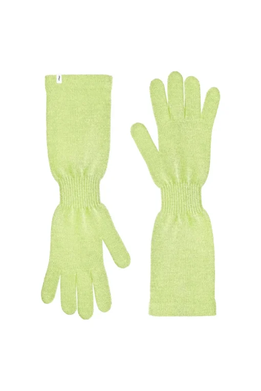 Via Merino Wool Gloves Limone<Salanida Cheap