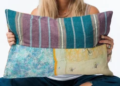 Vintage Kantha Pillowcase Patchwork<Nest Factory Online