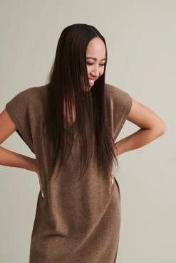 Vänö Merinovilla Neulemekko Ruskea<niinmun Store