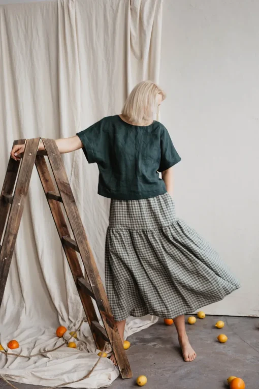 Vyt臈 Linen Top<Laume linen Outlet