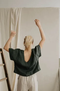 Vyt臈 Linen Top<Laume linen Outlet