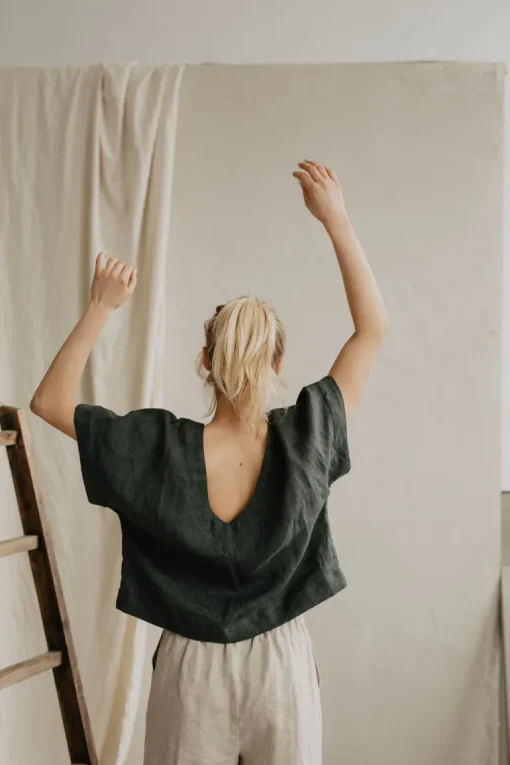 Vyt臈 Linen Top<Laume linen Outlet