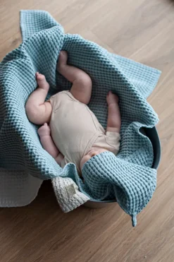 Waffle Linen Kids' Hooded Towel<Laume linen Best