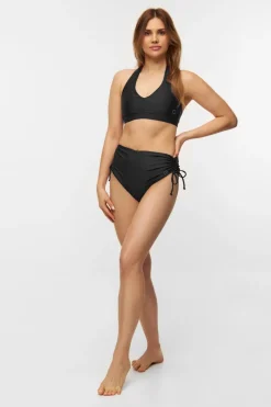 Wanita High-Waist Adjustable Bikini Bottom Nero<Copenhagen Cartel Discount