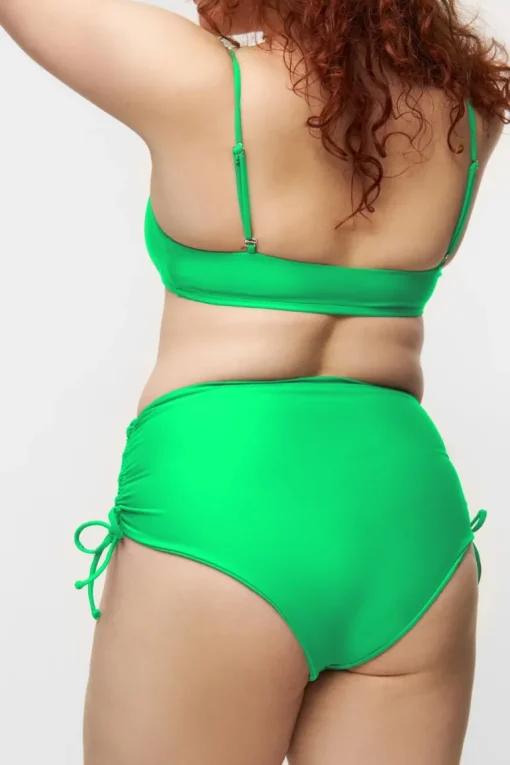 Wanita High-Waist Adjustable Bikini Bottom Earth<Copenhagen Cartel Clearance