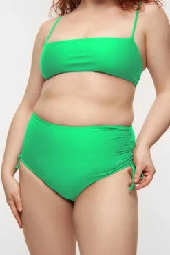 Wanita High-Waist Adjustable Bikini Bottom Earth<Copenhagen Cartel Clearance