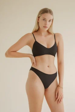 Wannaka Bikini Bottom Black<Pura Clothing Outlet