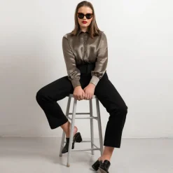 Wide Leg Jeans Classic Black<Studio Heijne Hot