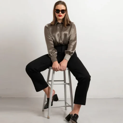 Wide Leg Jeans Classic Black<Studio Heijne Hot