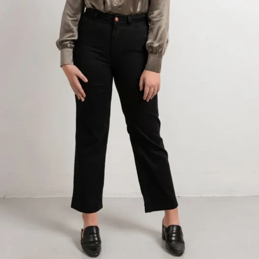 Wide Leg Jeans Classic Black<Studio Heijne Hot