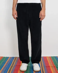 Wide Organic Cotton Cord Pant Black<Rotholz Store