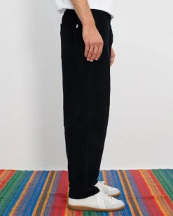Wide Organic Cotton Cord Pant Black<Rotholz Store