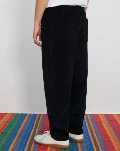 Wide Organic Cotton Cord Pant Black<Rotholz Store