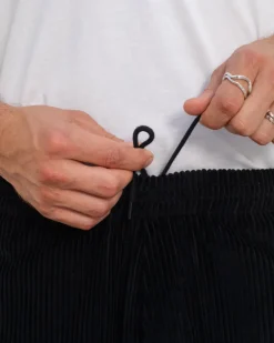 Wide Organic Cotton Cord Pant Black<Rotholz Store