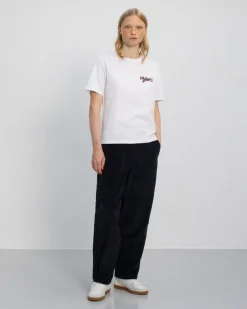 Wide Organic Cotton Unisex Cord Pant Black<Rotholz Fashion