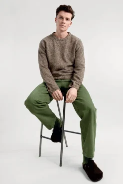 Wolf Merino Wool Jumper Biscuit<KOMODO Shop