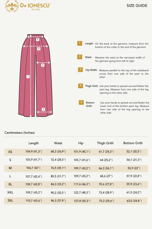 Women's Figa Linen Trousers Beige Stripes<De IONESCU Discount