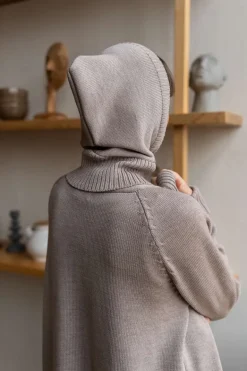 Women's Knitted Merino Winter Balaclava Hood<Monala Cheap