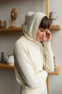 Women's Knitted Merino Winter Balaclava Hood<Monala Cheap