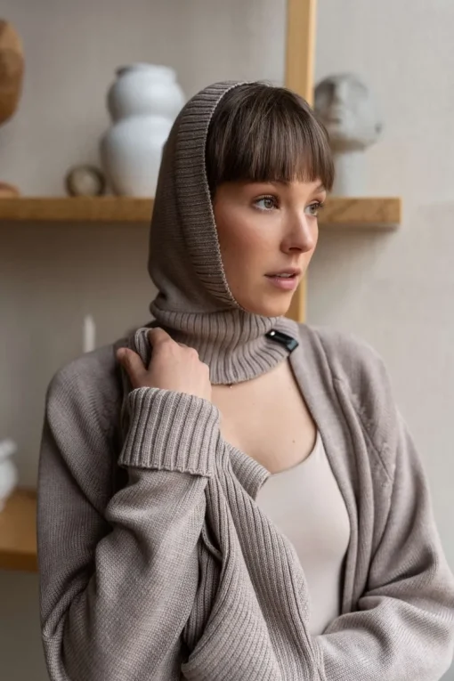 Women's Knitted Merino Winter Balaclava Hood<Monala Cheap