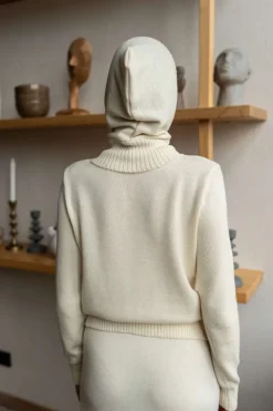 Women's Knitted Merino Winter Balaclava Hood<Monala Cheap