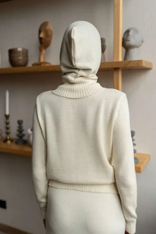 Women's Knitted Merino Winter Balaclava Hood<Monala Cheap
