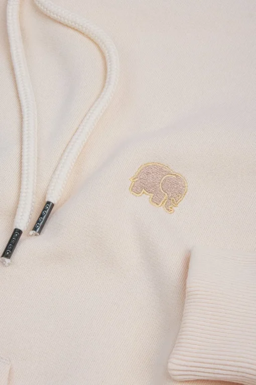 Women's Organic Essential Oversized Hoodie Ivory<Trendsplant Flash Sale