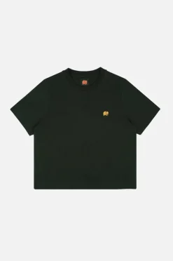 Women's Organic Essential T-Shirt Scarab Green<Trendsplant Outlet