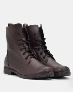 Women's Worker Boots No. 2 Chocolate Dark Brown<BOHEMA Best Sale