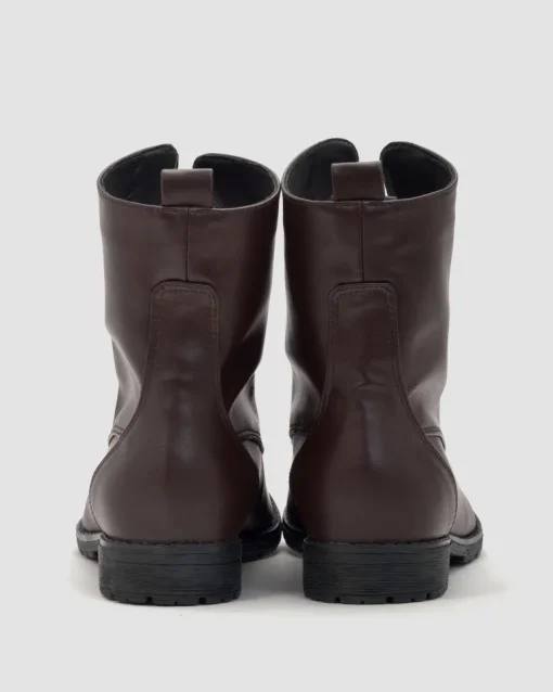 Women's Worker Boots No. 2 Chocolate Dark Brown<BOHEMA Best Sale