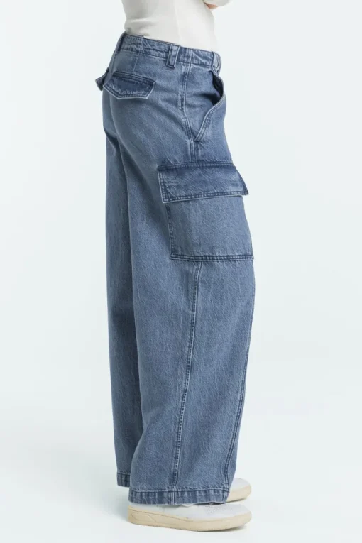 Yata Jeans Jim Mid Marble Blue<Kings Of Indigo Hot