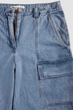 Yata Jeans Jim Mid Marble Blue<Kings Of Indigo Hot